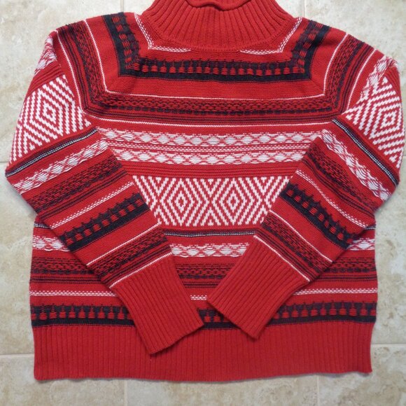 CHAPS Mock Turtleneck Knit Sweater - Picture 4 of 10